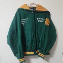 ロデオクラウンズ　フード付きグリーンジャケット