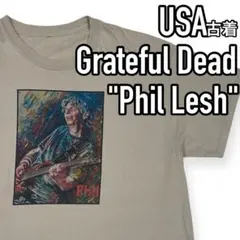 USA古着●グレイトフル・デッド●フィル・レッシュ 肖像画Tシャツ