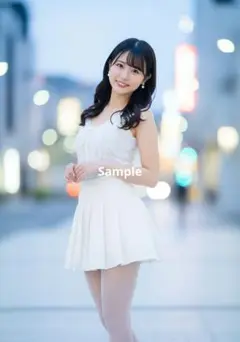 【現品限り！】【AI作成写真L判サイズ】理想の彼女 純白