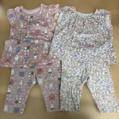 ユニクロ　ミッフィー　ポール&ジョー　80 90 レギンス　保育園着　半袖