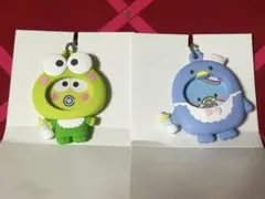 サンリオ フォトバッチ付きマスコット 【けろっぴ・サム】