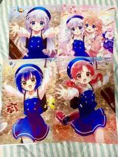 新品、未開封】ご注文はうさぎですか？展 クリアファイル 2枚セット全7