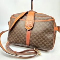 美品 CELINE ショルダーバッグ マカダム柄 トリオンフ