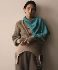 LITTLE $UZIE グリーンニット