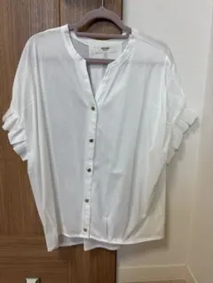 BEAMS HEART スキッパーネック カットソー