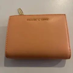 CHARLES & KEITH Small Wallet ももいろ