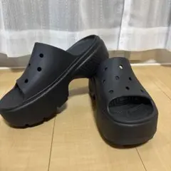 【美品】crocs クロックス ストンプ スライド 厚底 260 M8W10