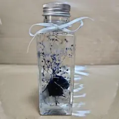 ハーバリウム　青　白　紺　インテリア
