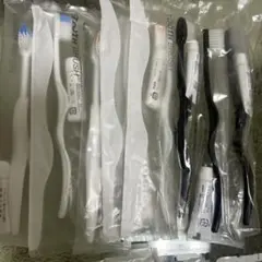 歯ブラシ 34本 まとめ売り セット アメニティ 旅行 防災 掃除用 個包装