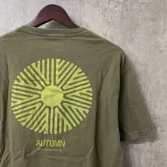 autumn サークルロゴプリントTシャツ L