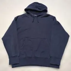 OLD UNIQLO 紺タグ　プルオーバーパーカー　ネイビー Y2K　短丈
