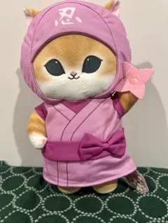 もふさんど　忍者にゃん　BIGぬいぐるみ 猫
