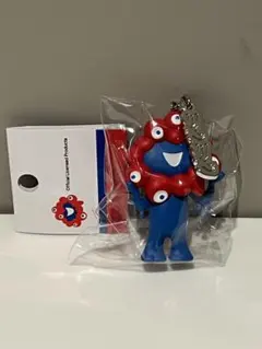 チャーム付き　万博　ミャクミャク 立体PVCキーホルダー キーホルダー