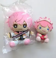 すとぷり　さとみくん　おすわりぬいぐるみ（はじまりの物語）＆あにまるおすわりぬい