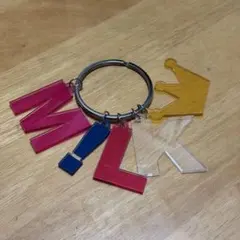 M!LK アクリルキーホルダー キーリング M!LKBEST L!VETOUR