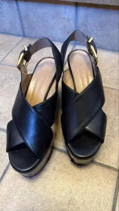 黒マルニ35 厚底サンダルのサムネイル