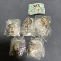 仕事猫 キジトラバージョン　フィギュア 5種類セット