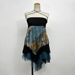 OZZ ONESTE ベアトップ チュール スカート 2way シフォン パンク