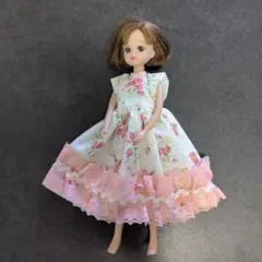 リカちゃん 服 ハンドメイド70 G183リカちゃんのワンピース ハンドメイド 22㌢、27㌢ドール服 - メルカリ