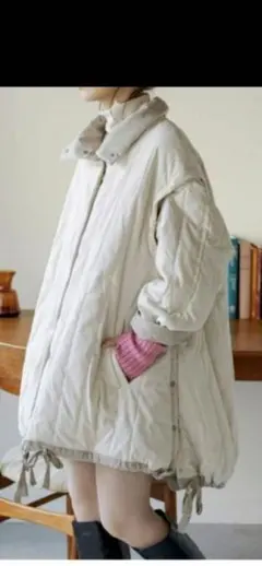 kastane キルティングリバーシブルミドルコート カスタネ