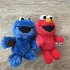 セサミストリート ぬいぐるみ エルモ クッキーモンスター