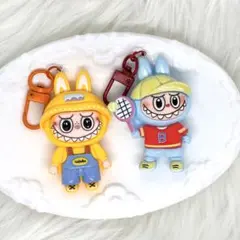 labubuラブブ キーホルダー 2個セット
