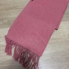 Chloé 洗えるカシミア　大判ストール マゼンダピンクのサムネイル