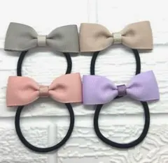 【353】ハンドメイド　グログランリボンのヘアゴム