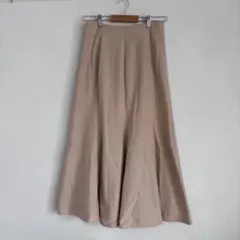 UNIQLO マーメイド フレアスカート オフホワイト ウエスト67