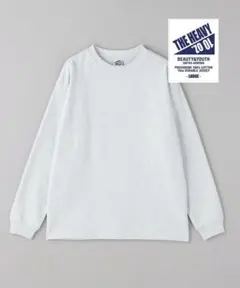 beauty＆youth 10oz ヘビー ワイド クルーネック カットソー