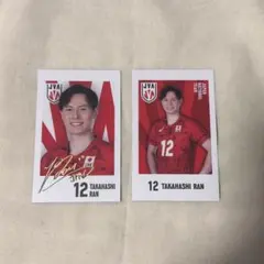 キャラポトレ バレーボール男子日本代表　 チェキ風カード　高橋藍2枚セット