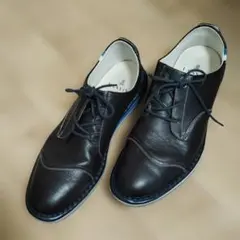 ランバンオンブルー アシンメトリーレースアップシューズ 26cm 86474