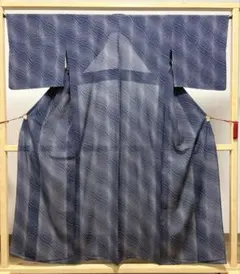 E 美品 夏物 ちらし模様 湊鼠色 小紋 正絹 薄物 絽 紗 着物 K5 E 美品 夏物 ちらし模様 湊鼠色 小紋 正絹 薄物 絽 紗 着物 K5 - メルカリ