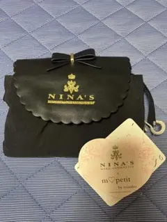 新品未使用✴︎NINA'S青木美沙子エコバッグ 黒のサムネイル
