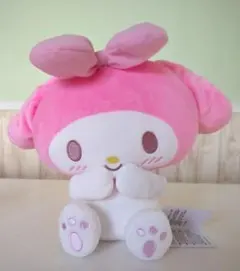 sanrio タグ付 マイメロディ てれてれおすわりドールBIGタイプ サンリオ