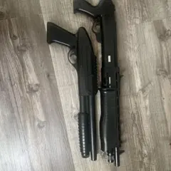 VP9とウェルロッド消音拳銃 モデル セット（金属なし、発射機能なし
