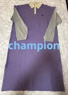 Champion ポロワンピース　 レディース L ミックスカラー