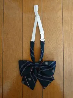 EASTBOY　ディープグリーン ストライプ リボンタイ