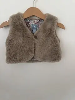 babyGap ベージュ フリース ベスト 12-18ヶ月