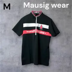 Munsingwear ブラック M 半袖 ハーフジップ ゴルフウェア Tシャツのサムネイル