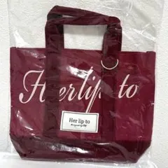2026年最新】Herlipto カラー：レッド系 レディース トートバッグの