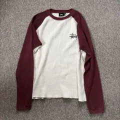 stussy Raglan Thermal 2-tone M サーマル - メルカリ