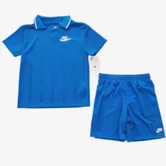 4 未使用　NIKE スポーツウェア　上下セット ブルー　キッズ　98-104