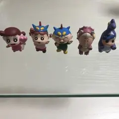 クレヨンしんちゃんアニメキャラクター ガチャガチャ5体セット