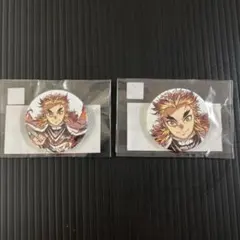 鬼滅の刃　幕間画集描き下ろし　炎柱　煉獄杏寿郎　44mm缶バッジ　A　B