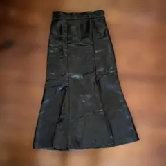 マーメイドスカート　合皮　黒