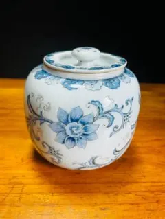 茶道具 前田勝代 染付 わらびの絵 水指 共箱 茶道 メルカリ