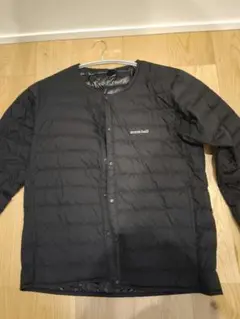 モンベル　スペリオダウンラウンドネックジャケット L ブラック 美品