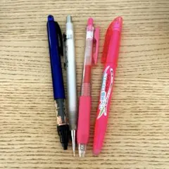 クルトガ シャーペンボールペン ピンク マーカーペン フリクションライト蛍光ペン