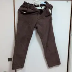 ブラック ワークパンツ ルーズフィット - メルカリ